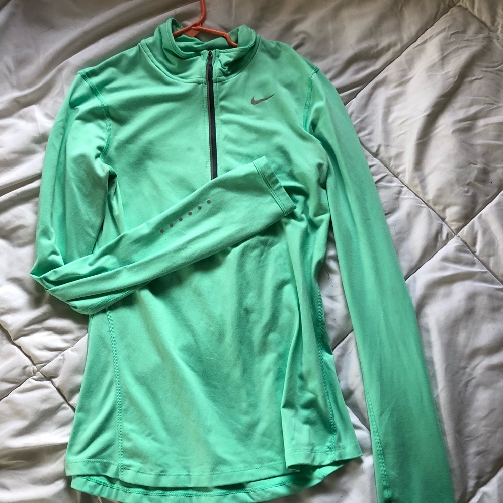 Sea Foam green color NIKE quarter zip